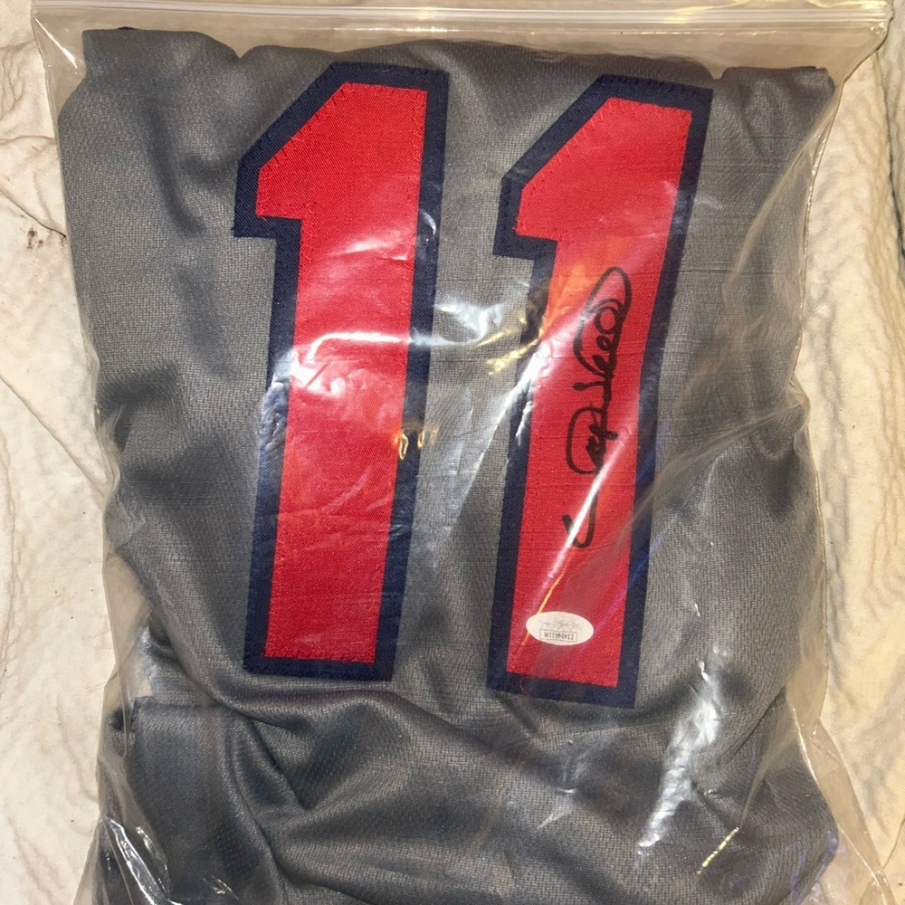 Sheffield signed Atlanta jersey still in bag with authenticity tag